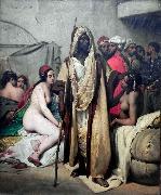 Horace Vernet Slave Market painting
